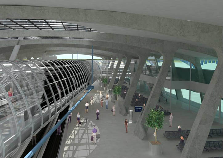 Novo Aeroporto Lisboa - António Barreiros Ferreira | Tetractys Arquitectos - Projetos | Mobilidade
